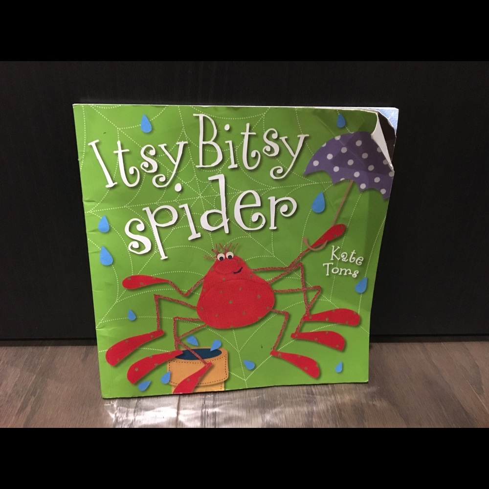 Itsy Bitsy Spider (Paperback Nursery Rhyme Book) - Kate Toms